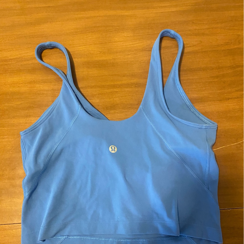 Lululemon w blue align tank size 6